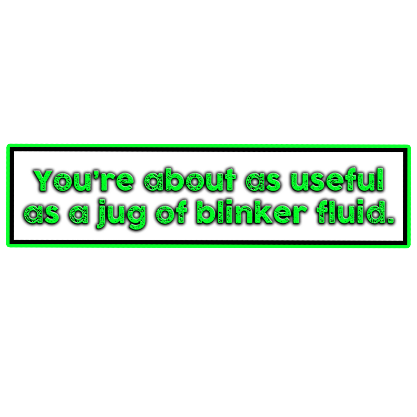 Blinker Fluid Sticker