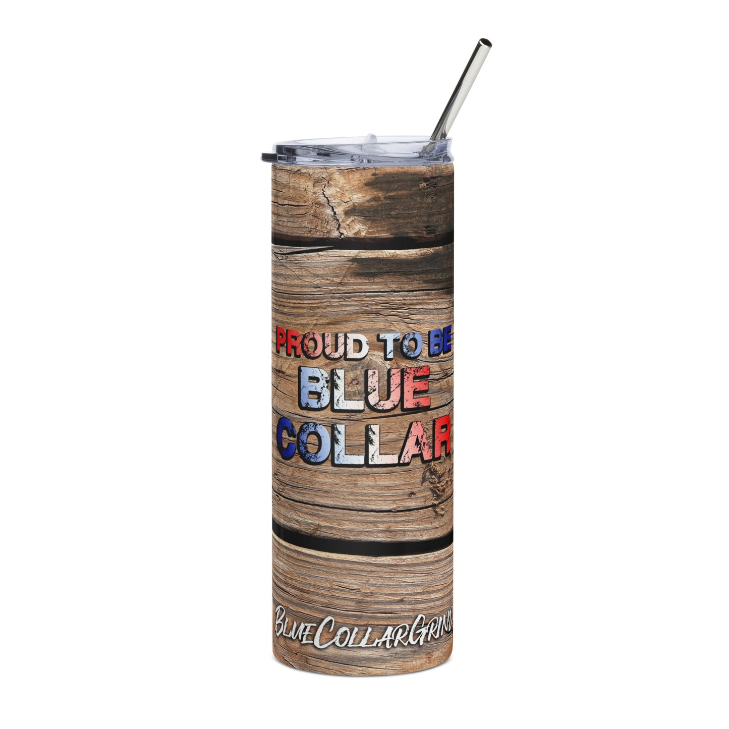 Blue Collar Proud Tumbler