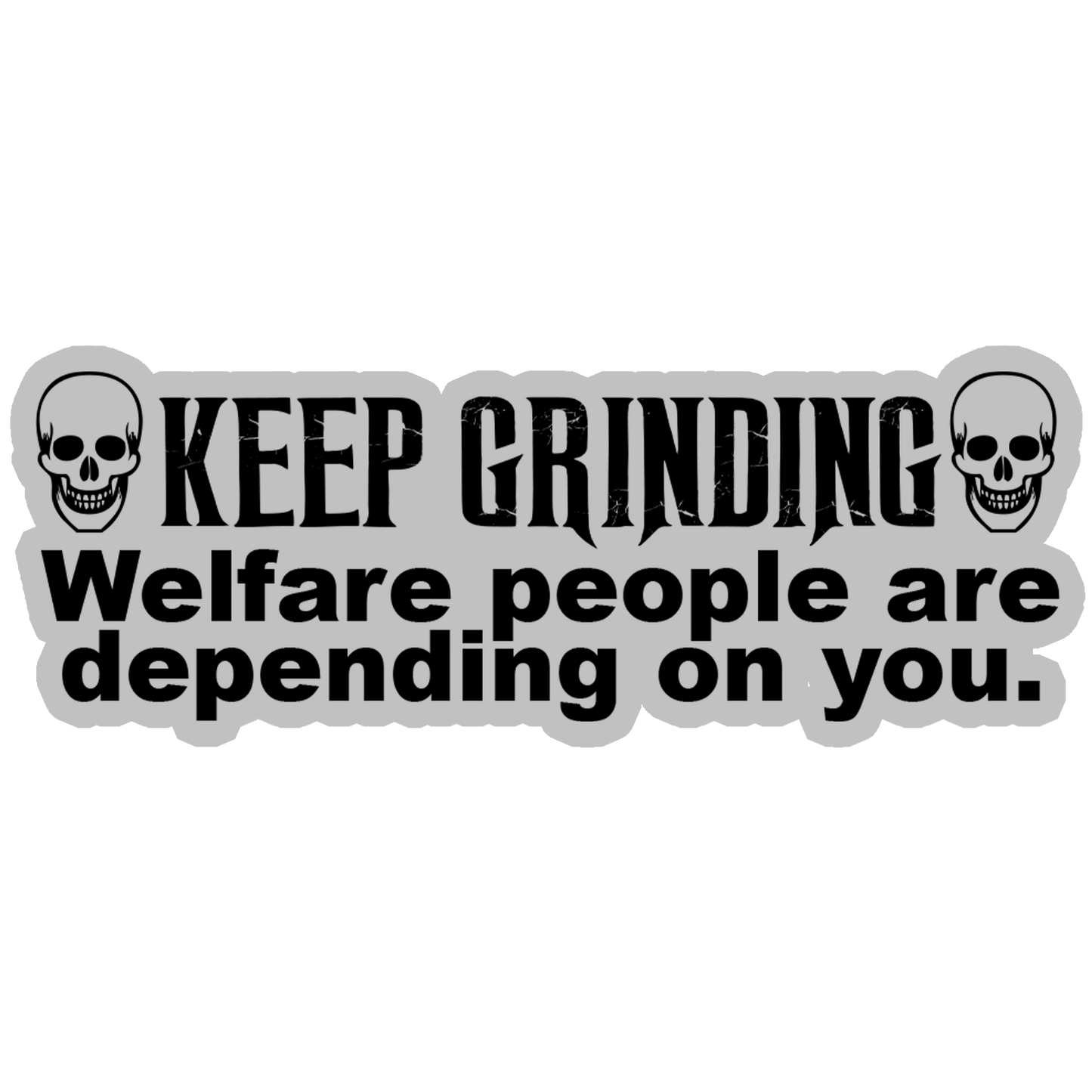 Welfare Sticker