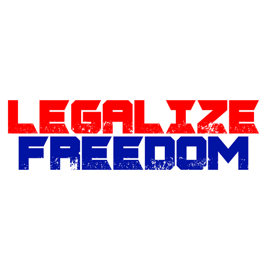 Legalize Freedom Sticker